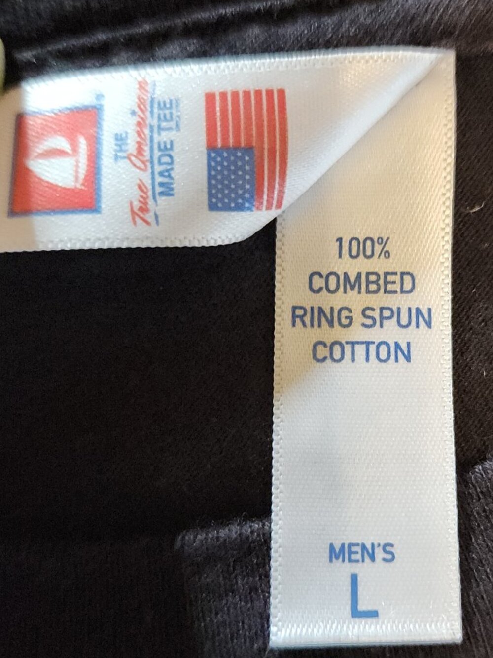 "I LOVE TRUMP BECAUSE" T-Shirt Large Chest 21" Length 27.5" Unisex 100% Cotton - Picture 4 of 4